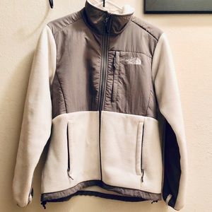 The North Face White Denali Jacket